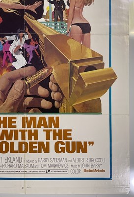 Lot 203 - JAMES BOND - THE MAN WITH THE GOLDEN GUN (1974) US ONE SHEET POSTER.