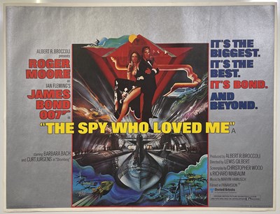 Lot 225 - JAMES BOND - THE SPY WHO LOVED ME (1977) - UK QUAD POSTER.