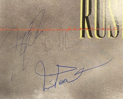 Lot 324 - TWO SIGNED RUSH ALBUMS