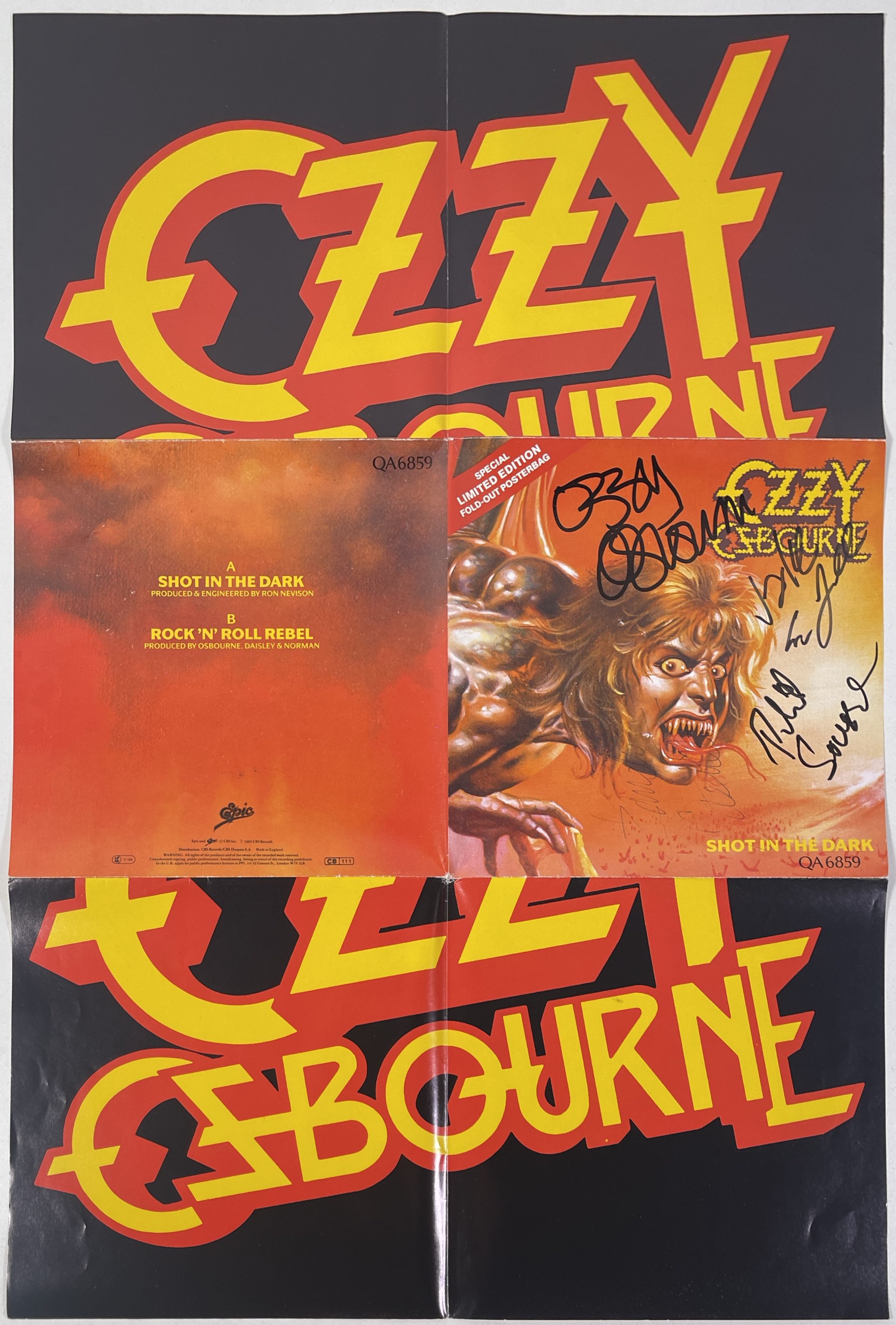 ozzy osbourne shot in the dark video