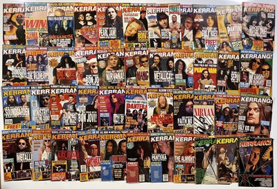 Lot 93 - MUSIC MAGAZINES - METAL AND RELATED INC KERRANG / METAL HAMMER.