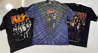 Lot 430 - KISS - C 1990S T-SHIRTS / CLOTHING.
