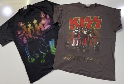 Lot 430 - KISS - C 1990S T-SHIRTS / CLOTHING.