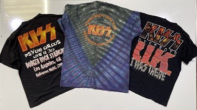 Lot 430 - KISS - C 1990S T-SHIRTS / CLOTHING.