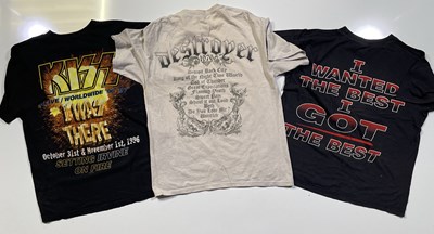 Lot 430 - KISS - C 1990S T-SHIRTS / CLOTHING.