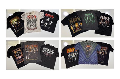 Lot 430 - KISS - C 1990S T-SHIRTS / CLOTHING.