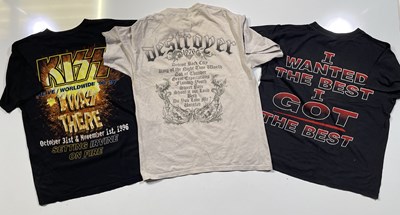 Lot 430 - KISS - C 1990S T-SHIRTS / CLOTHING.