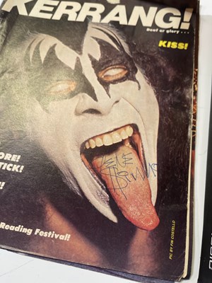 Lot 431 - KISS - SIGNED MEMORABILIA INC FIRST EDITION BOOKS.