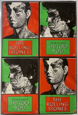 Lot 216 - THE ROLLING STONES - TATTOO YOU BILLBOARD POSTER.