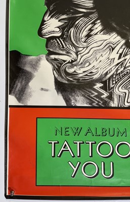 Lot 199 - ROLLING STONES TATTOO YOU PROMO POSTER.