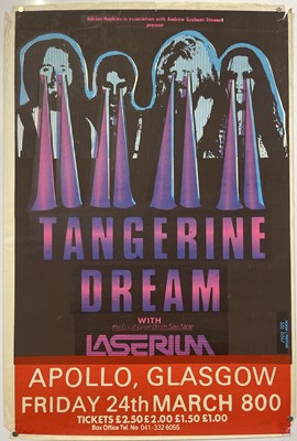 Lot 217 - TANGERINE DREAM - ORIGINAL 1978 CONCERT POSTER.