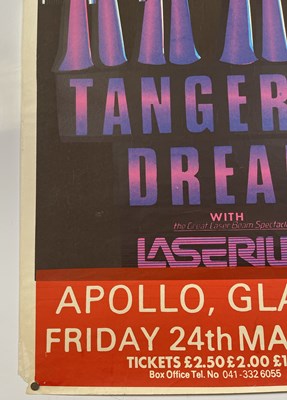 Lot 217 - TANGERINE DREAM - ORIGINAL 1978 CONCERT POSTER.