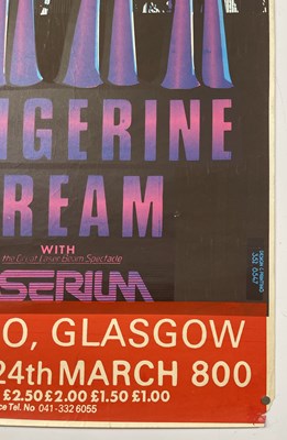 Lot 217 - TANGERINE DREAM - ORIGINAL 1978 CONCERT POSTER.