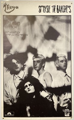 Lot 218 - SIOUXSIE AND THE BANSHEES - HYENA - ORIGINAL PROMOTIONAL POSTER.