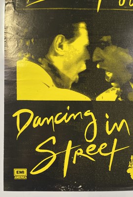 Lot 223 - DAVID BOWIE / MICK JAGGER - ORIGINAL DANCING IN THE STREET PROMO POSTER.