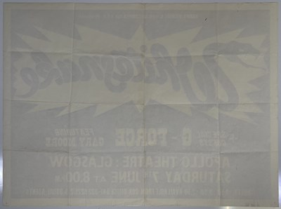 Lot 225 - WHITESNAKE - ORIGINAL 1980 CONCERT POSTER.