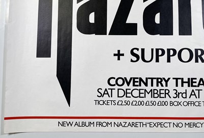 Lot 226 - NAZARETH - ORIGINAL 1977 CONCERT POSTER.