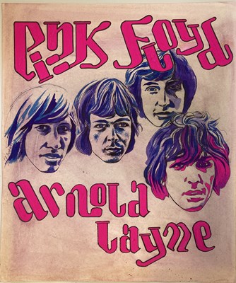 Lot 122 - PINK FLOYD HAND PAINTED POSTER