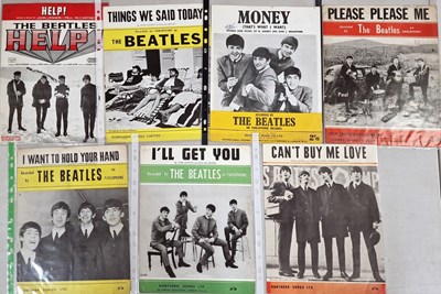 Lot 399 - THE BEATLES - SHEET MUSIC COLLECTION.