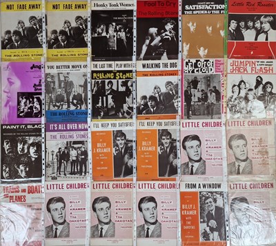 Lot 48 - SHEET MUSIC ARCHIVE - ROLLING STONES / KINKS