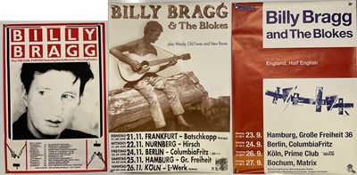 Lot 233 - BILLY BRAGG CONCERT / TOUR POSTERS.