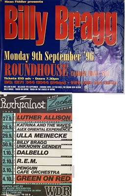 Lot 233 - BILLY BRAGG CONCERT / TOUR POSTERS.