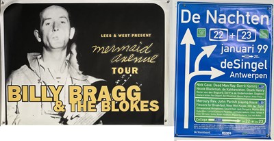 Lot 233 - BILLY BRAGG CONCERT / TOUR POSTERS.
