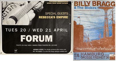 Lot 233 - BILLY BRAGG CONCERT / TOUR POSTERS.
