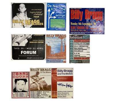 Lot 233 - BILLY BRAGG CONCERT / TOUR POSTERS.