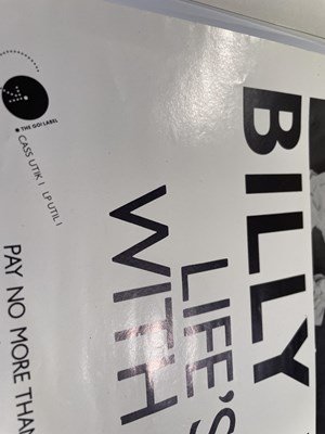 Lot 234 - BILLY BRAGG - BARNEY BUBBLES DESIGNED 'LIFE'S A RIOT' POSTERS.