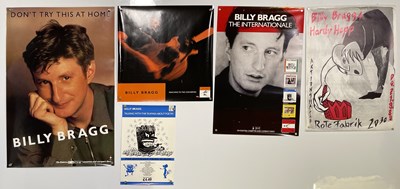 Lot 236 - BILLY BRAGG - POSTERS INC PROMO / CONCERT C 1980S/90S.