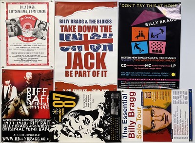 Lot 239 - BILLY BRAGG - POSTER COLLECTION.