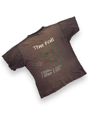 Lot 473 - MARK E. SMITH / THE FALL - ORIGINAL FALL T-SHIRTS C 1980S.