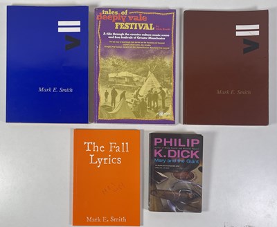 Lot 475 - MARK E. SMITH / THE FALL - MARK'S PERSONALLY OWNED BOOKS INC HIS COPY OF 'LYRICS'.