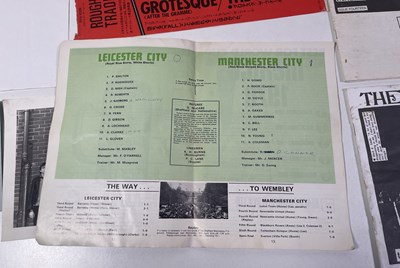 Lot 482 - MARK E. SMITH / THE FALL - MES OWNED FALL / PERSONAL EFFECTS INC FOOTBALL PROGRAMMES.