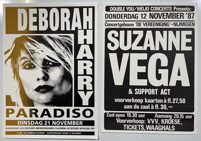 Lot 136 - 1980S CONCERT POSTERS INC BROSNKI BEAT / DEBBIE HARRY / ALAN VEGA.