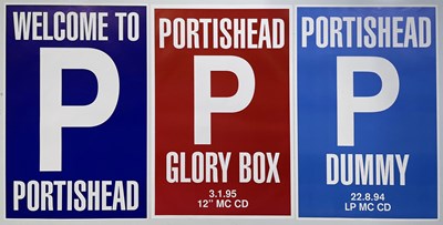 Lot 252 - PORTISHEAD - ORIGINAL PROMO POSTERS.