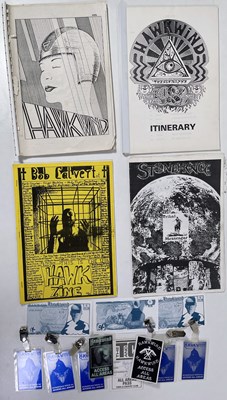 Lot 59 - HAWKWIND - TOUR ITINERARIES/ STAGE PASSES C 1980S.