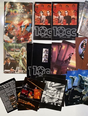 Lot 469 - 10CC - CONCERT PROGRAMME COLLECTION.