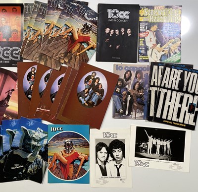 Lot 469 - 10CC - CONCERT PROGRAMME COLLECTION.
