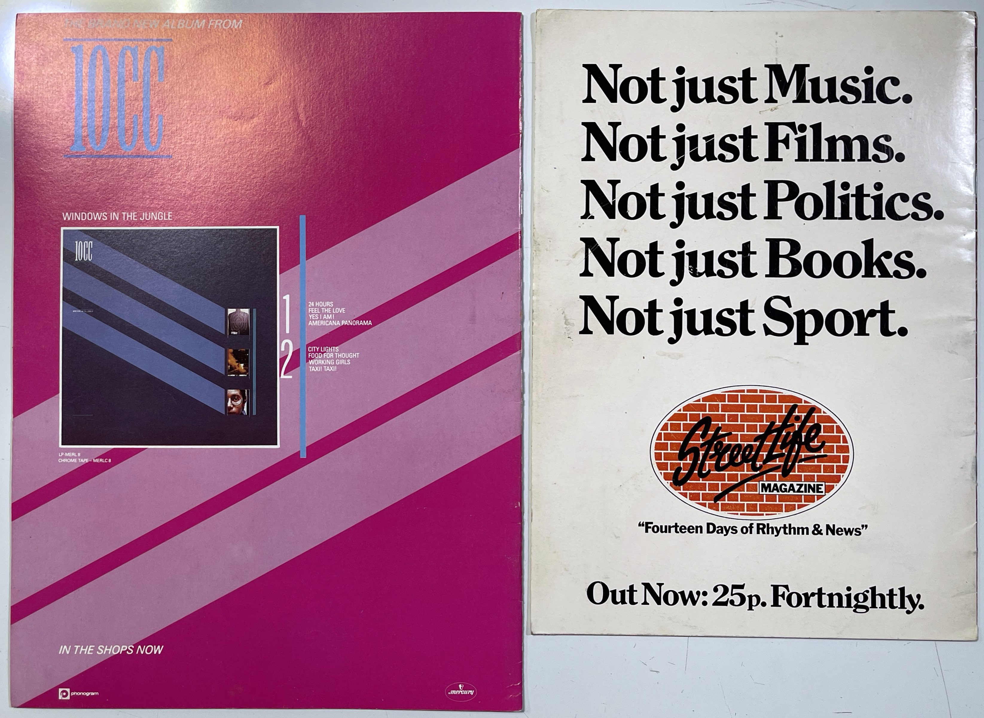 Lot 471 - 10CC - SIGNED CONCERT PROGRAMMES.