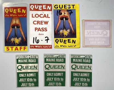 Lot 411 - QUEEN INTEREST - COLLECTION OF ORIGINAL AAA PASSES.