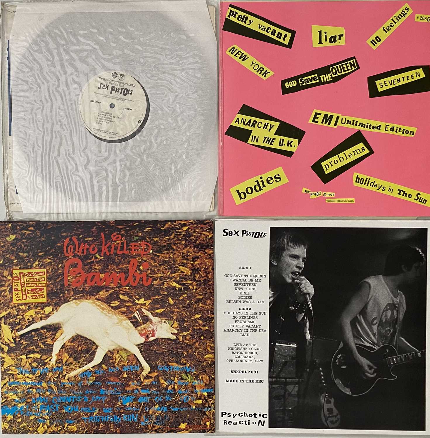 Lot 767 Sex Pistols Lp Pack 0930