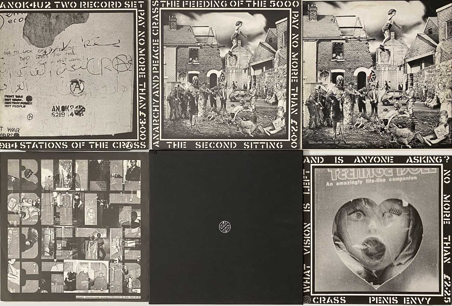 Lot 776 - CRASS AND RELATED - LP PACK