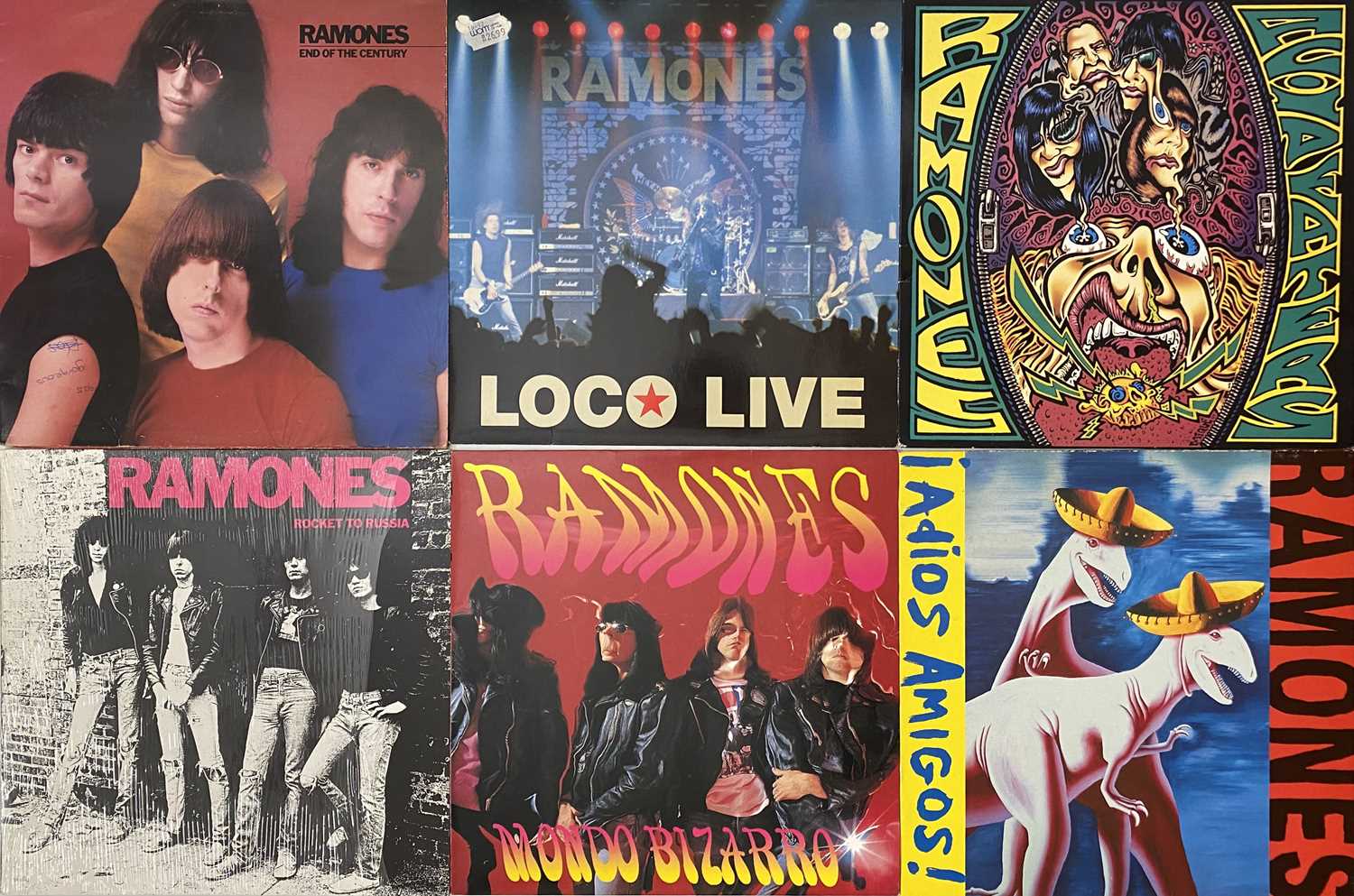 Lot 851 - RAMONES - LPs / 12" COLLECTION (INCLUDES 90s RARITIES)