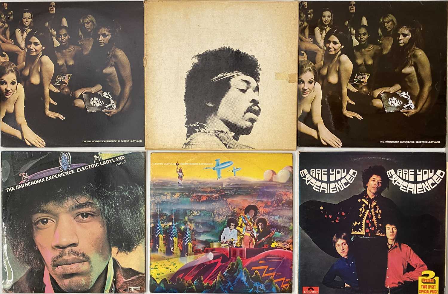 Lot 780 - JIMI HENDRIX - LP COLLECTION