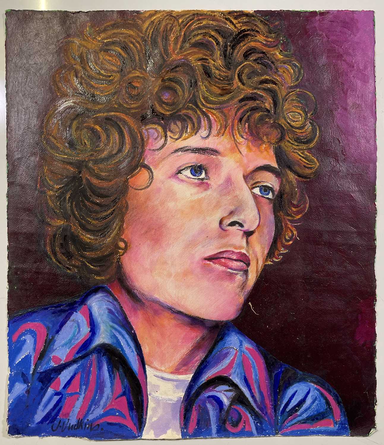 Lot 264 - BOB DYLAN - HAND PAINTED POSTER ART.