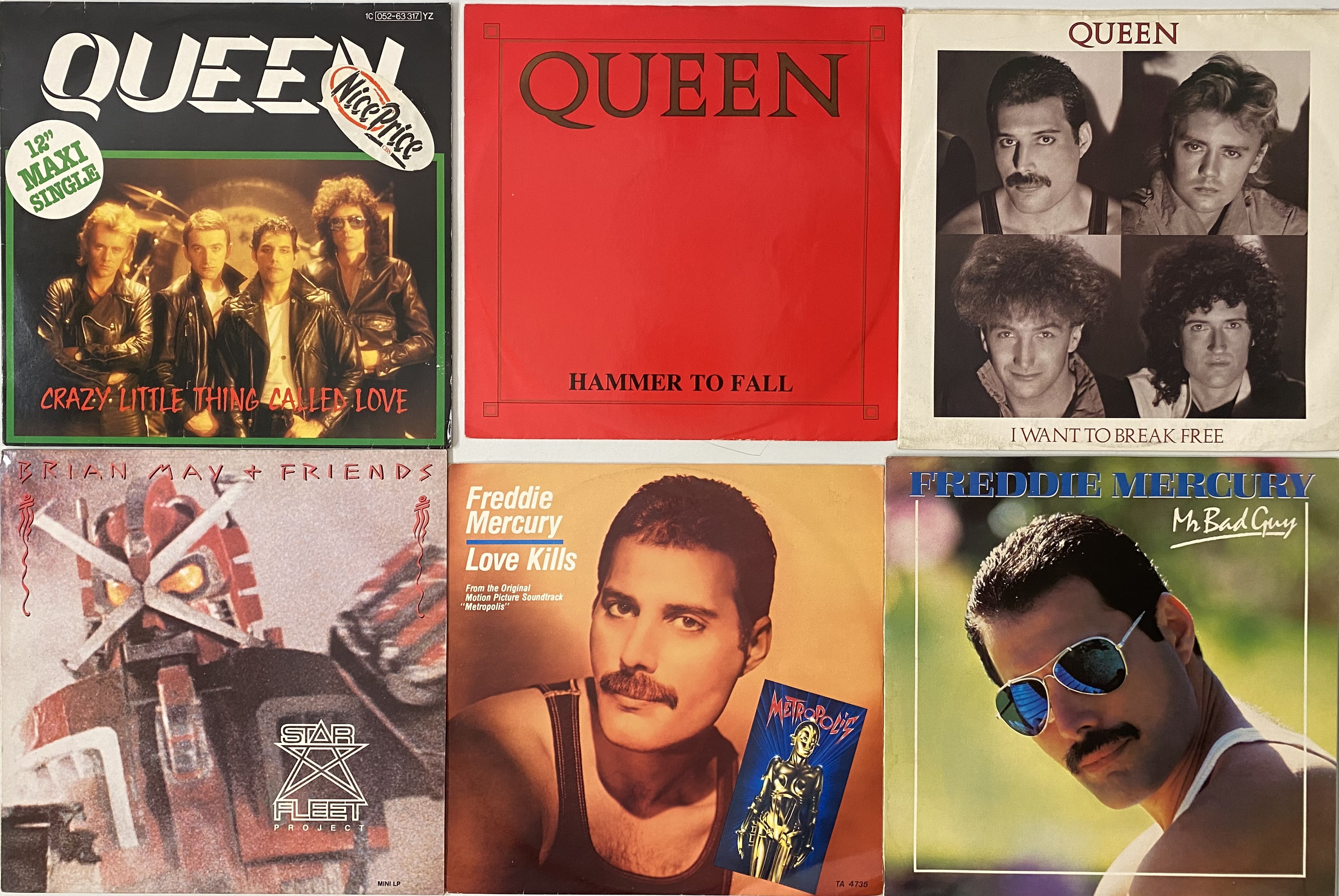 Queen Complete Works Lot 782 - QUEEN LP COLLECTION + COMPLETE WORKS BOX SET