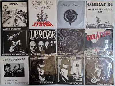 Lot 857 - PUNK / WAVE / INDIE / OI - 7" COLLECTION