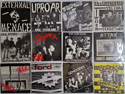 Lot 858 - PUNK / WAVE / INDIE / OI - 7" COLLECTION